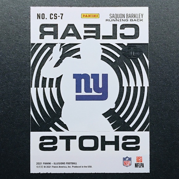 Saquon Barkley - 2021 Panini Illusions Clear Shots #CS-7 - Picture 2 of 2